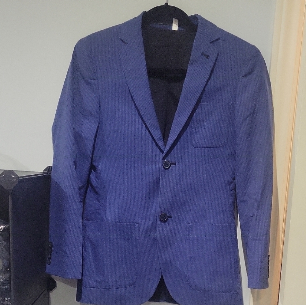 Topman Navy Sport Coat